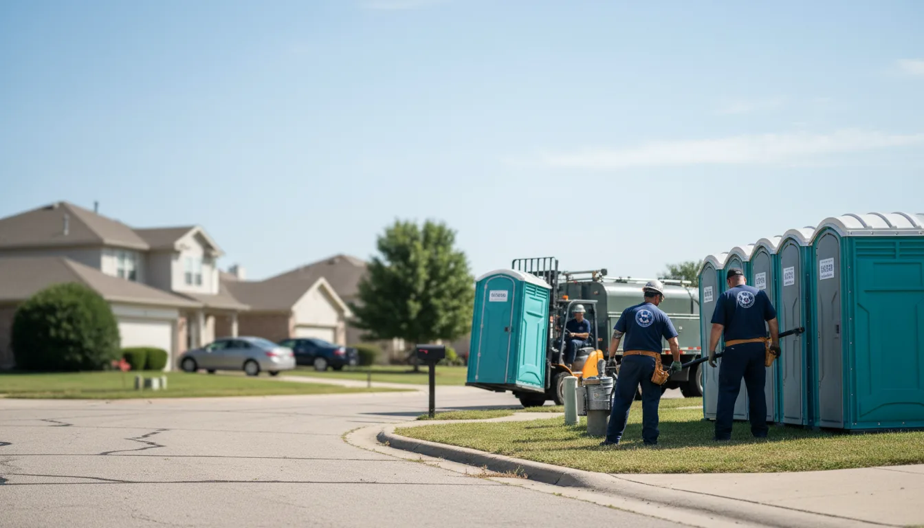 Porta Potty Rental in Blooming Grove, TX near me